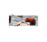 Adorable Water Skiing fox Squirrel Print Baby Bow Headband - Soft, Stretchy, and Skin-Friendly for Newborns and Toddlers
