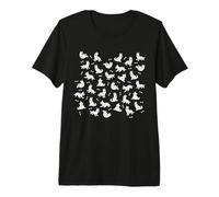 Adorable White German Shepherd Cute Puppy Dog Lover Black Premium T-Shirt