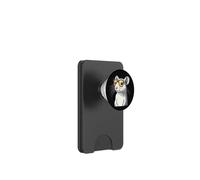 Adorable White Rat with Cute Eyewear for Mouses Lovers PopSockets PopWallet for MagSafe