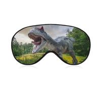 Adorable Wild Dinosaur Sleep Mask with Adjustable Strap, Comfortable Soft Eye Mask Sleeping Aid, Light-Blocking Eye Masks
