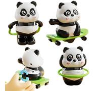 Adorable Wind-Up Panda Toys Set,Cartoon Animal Clockwork Toy Decor Ornament,Funny Cute Pandas Party Toy,for Home Display,Birthday Gift