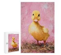 Adorable Yellow Duckling Painting Puzzle 1000 Teile Schwer Puzzle Spielzeug Lernspiel Impossible Herausforderungsspielzeug Für Erwachsene Kinder 1000 PCS