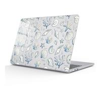 AdorableWhimsy for MacBook Air 15 Inch Case 2025 2024 2023 Release M4 A3241 M3 A3114 M2 A2941 Summer Ocean Seashell Design Cute Clear Protective Case Hard Shell Laptop Cover for MacBook Pro