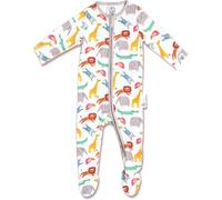 AdoraCub 100% Organic Cotton Zip Baby Sleepsuits, Newborn to 3 years | Unisex Baby Grows wrapped in Gift Box | New Baby Gifts for Baby Shower