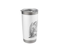Adoration Angels Vintage Traditional Catholic Holy Eucharist Stainless Steel Insulated Tumbler