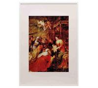 Adoration Of The Magi Rubens A3 A4 Framed Print Picture