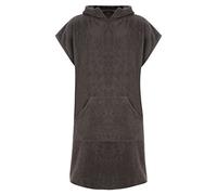 Adore 100% Cotton Hooded Changing Robe Slate L/XL Poncho Towel