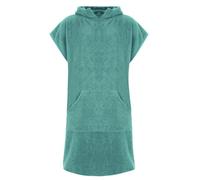 Adore Adults Hooded 100% Cotton Changing Robe with Pocket Beach Terry Towelling Poncho Towel Swimming Surf, 2XL/3XL, Teal