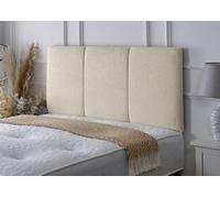 Adore Designs Alton Chenille 4Ft Small Double 24" Headboard - Ivory