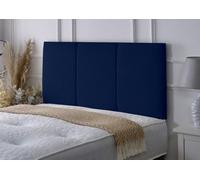 Adore Designs Alton Chenille 5Ft Kingsize 24" Headboard - Blue