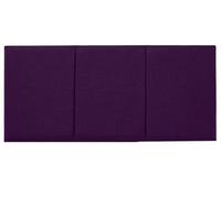 Adore Designs Alton Turin Linen 5Ft Kingsize 20" Headboard - Purple