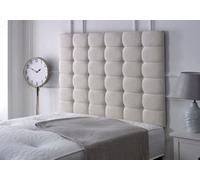 Adore Designs High Cubed Chenille 3Ft Single 36" Headboard - Stone