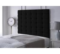 Adore Designs High Cubed Chenille 5Ft Kingsize 36" Headboard - Black