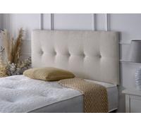 Adore Designs Madrid Chenille 4Ft Small Double 24" Headboard - Stone