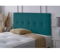 Adore Designs Madrid Chenille 4Ft Small Double 24" Headboard - Teal