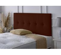 Adore Designs Madrid Chenille 4Ft6 Double 24" Headboard - Brown
