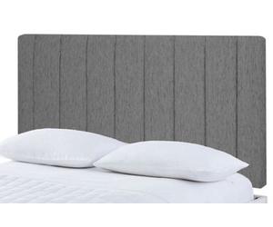 Adore Designs Portland Chenille 4Ft6 Double 20" Headboard - Dark Grey