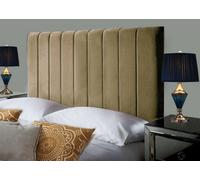 Adore Designs Portland Plush Velvet 4Ft Small Double 36" Headboard - Coffee