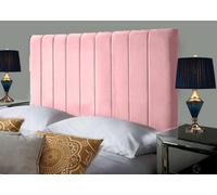 Adore Designs Portland Plush Velvet 4Ft Small Double 36" Headboard - Pink