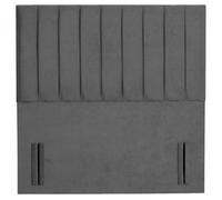 Adore Designs Portland Plush Velvet 5Ft Kingsize 50" Floor Standing Headboard - Grey