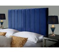 Adore Designs Portland Plush Velvet 6Ft Super King 36" Headboard - Blue