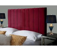 Adore Designs Portland Plush Velvet 6Ft Super King 36" Headboard - Burgundy