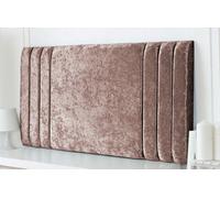 Adore Designs Rio Crushed Velvet 4Ft6 Double 20" Headboard - Champagne
