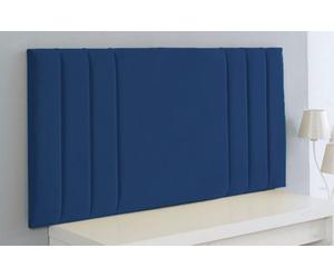 Adore Designs Rio Plush Velvet 2Ft6 Small Single 20" Headboard - Blue