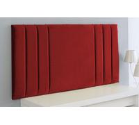 Adore Designs Rio Plush Velvet 2Ft6 Small Single 20" Headboard - Burgundy