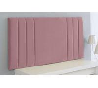 Adore Designs Rio Plush Velvet 4Ft Small Double 20" Headboard - Pink