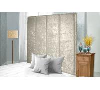 Adore Designs Stafford Crushed Velvet 3Ft Single 36" Headboard - Cream