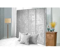 Adore Designs Stafford Crushed Velvet 4Ft6 Double 36" Headboard - White