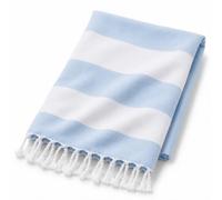 Adore Home 100% Cotton Hammam Beach Towel Blue White 70x140cm