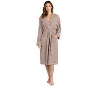 Adore Home Ladies 100% Cotton Hooded Terry Bathrobe | 100% cotton terry towelling robe with hood, shawl collar, tie belt and pockets; absorbent after bath or shower