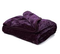 Adore Home Luxury Mink Throw Blanket Soft & Warm Faux Fur Grape, King (200x240cm)