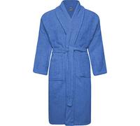 Adore Home Mens & Ladies 100% Cotton Terry Towelling Shawl Bath Robe Dressing Gown - Large, Light Blue.1