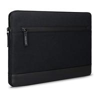 Adore June 14.6 Inch Bent Tablet Case Black compatible with Galaxy Tab S9 Ultra and Galaxy Tab S8 Ultra, Sustainable Recycled Fabrics, Waterproof Zippers and Foldable Pen Holder for S-Pen.