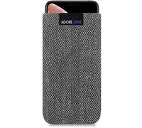 Adore June iPhone X Protective Case, [Business] Range Signature Fabric Case Herringbone Fabric Sleeve [Screen Cleaning Effect]