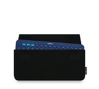 Adore June Keeb Case Compatible with Logitech K380 / Logitech Pebble 2 Keys K380S, Custom Made Keyboard Case - Black