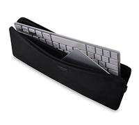 Adore June case Keeb Combine compatible with Apple Magic Keyboard 2015-2025 & Magic Trackpad 2015-2025, keyboard case made of sturdy material, Black