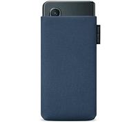 Adore June Protection Sleeve Classic Recycled Blue compatible with Galaxy Z Fold 6 2024 / Fold 5 / Fold 4 / Fold 3 / Fold 2, Modern Sustainable R-PES Fabric. Manufactured in Europe