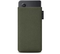 Adore June Protection Sleeve Classic Recycled Olive Green compatible with Galaxy Z Fold 6 2024 / Fold 5 / Fold 4 / Fold 3 / Fold 2, Modern Sustainable R-PES Fabric. Manufactured in Europe