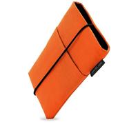 Adore June Phone Case Bene compatible with 6.7-7.0" Smartphones (like iPhone 17 Pro Max, iPhone 16 Pro Max, 16 Plus, Galaxy S25 Ultra, Pixel 10 Pro XL), Rubber Closure, Color Orange