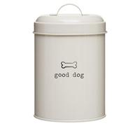 Adore Pets Grey Metal Dog Food Canister 1.2 Litre