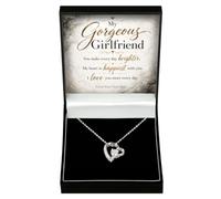 Adored Gifts Necklace for Girlfriend Eternal Heart - My Gorgeous Girlfriend