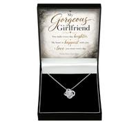 Adored Gifts Necklace for Girlfriend Eternal Heart - My Gorgeous Girlfriend