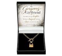 Adored Gifts Necklace for Girlfriend Love Lock - My Gorgeous Girlfriend