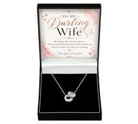 Adored Gifts Necklace for Wife Trinity Ring - To The Woman I Love