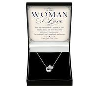 Adored Gifts Necklace for Wife Trinity Ring - To The Woman I Love