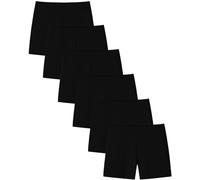 Adorel Girls Cotton Shorts Cycling Dance Summer Short Leggings Pack of 6